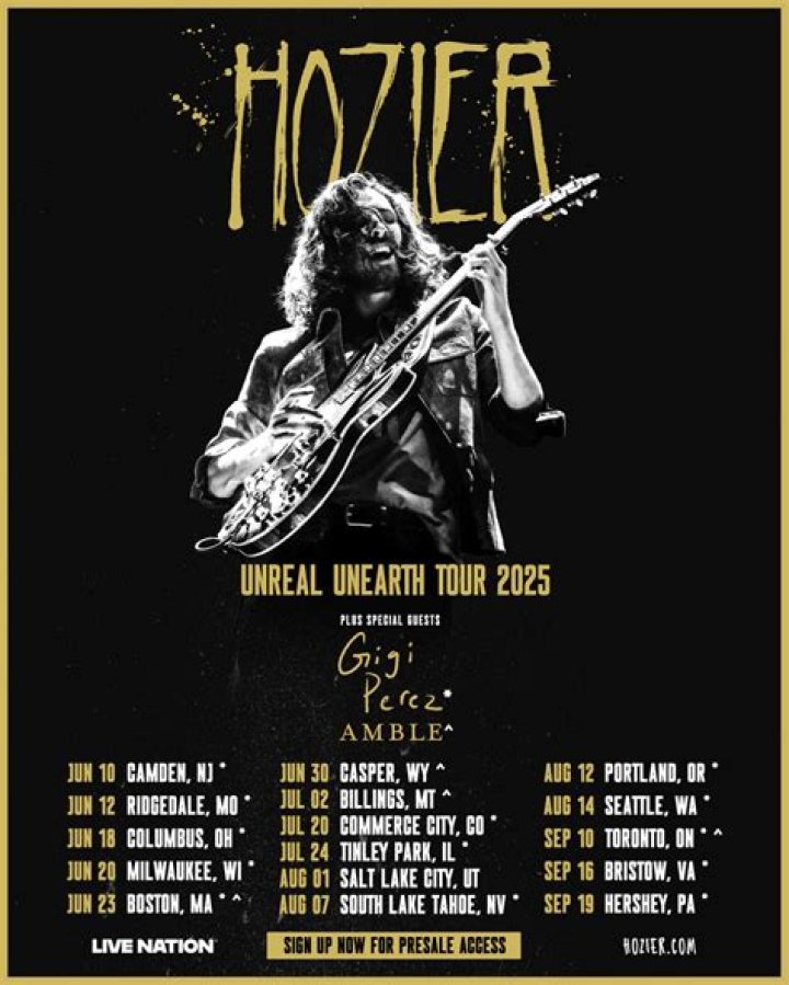 
Alternative to Ticketmaster? Fans look for Hozier Unreal Unearth Tour 2023 tickets on SeatGeek, StubHub 