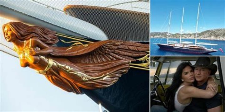
Jeff Bezos’ superyacht Koru has a wooden sculpture of girlfriend Lauren Sanchez? 