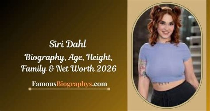 Siri Solalinna Height, Weight, Net Worth, Age, Birthday, Wikipedia, Who, Nationality, Biography
