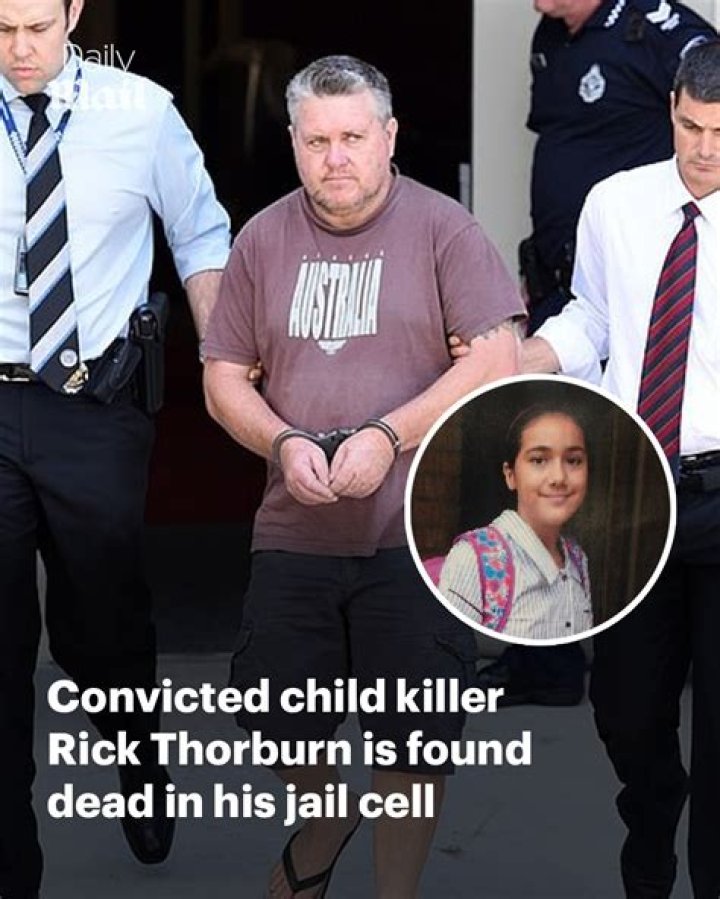 
Tiahleigh Palmer’s killer, Rick Thorburn, has been found unconscious in jail 
